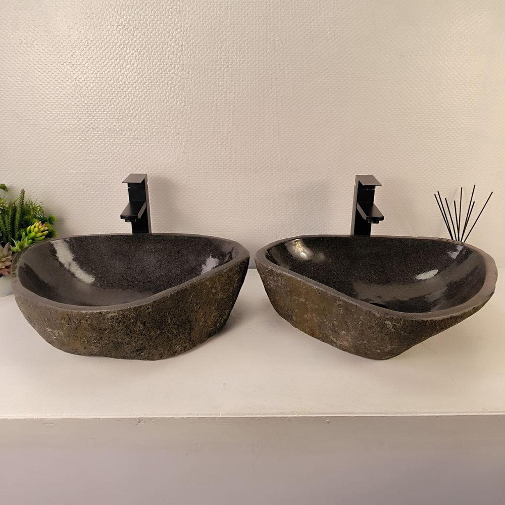Раковина из речного камня ПАРА! RS-65233 53*42*15 0865