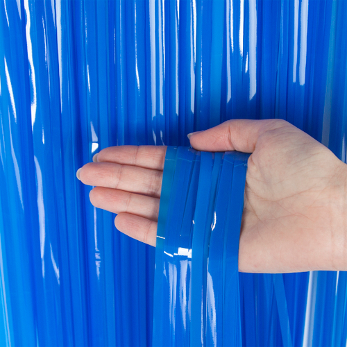 Занавес Дождик Сочный цвет, Синий, 100*200 см, 1 шт.