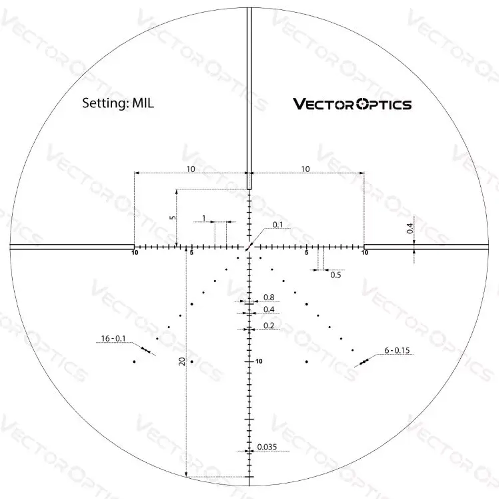 Прицел Vector Optics Veyron 6-24x44 IR FFP (SCFF-37)