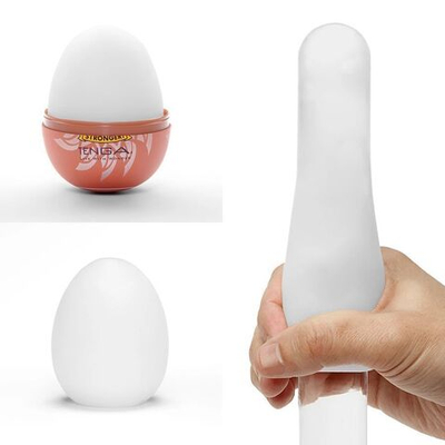 Мастурбатор-яйцо Tenga Egg Shiny II (Цвет: оранжевый)