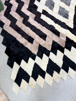 Покрывало меховое ковер из шкуры овчины