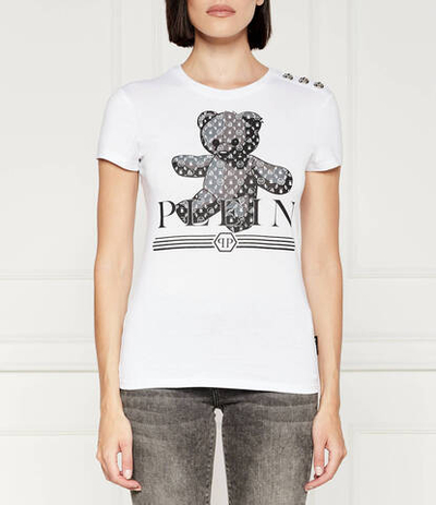 Футболка SEXY PURE TEDDY BEAR Philipp Plein - белый(WTK3368 PJY002N)