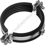 ЗУБР 2 1/2″ трубный хомут с гайкой, цинк, 6 шт (37850-75-80)