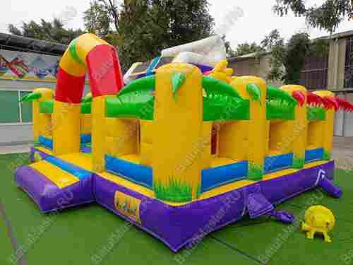 Коммерческий батут «Белый клык» Микс, 6*5*4 м