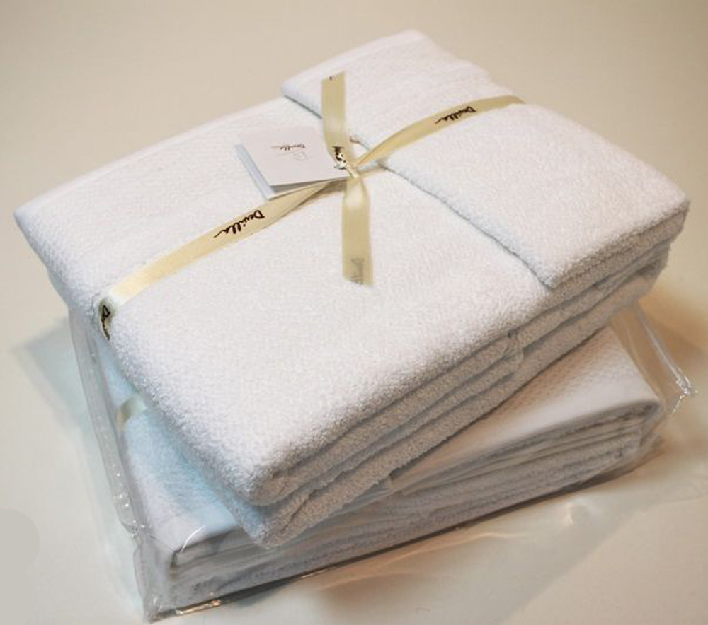 Полотенце 70х140 Devilla Baht&Co белое