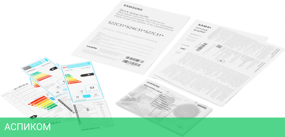 Монитор Samsung 27" S27C310EAI