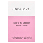 Idealove, Rose to the Occasion, 5 тканевых косметических масок, 25 мл (0,85 жидк. унции) каждая