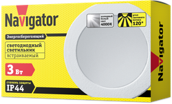 Светильник Navigator 71 273 NDL-RP4-3W-840-WH-LED