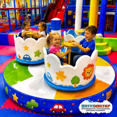 Электрическая карусель детская 4KIDS "Праздничный сюрприз"