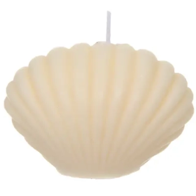 Свеча «Морская ракушка» 8,5*4,5 , Белый