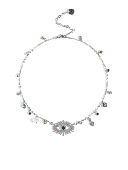 Чокер "Rainbow Green Eye"