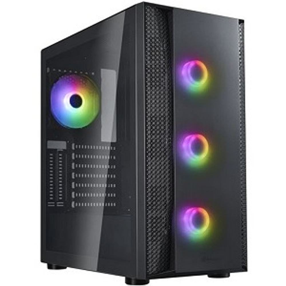 Корпус MidiTower SilverStone Fara B1 Pro V2, ARGB, Black (SST-FAB1B-PRO-V2)