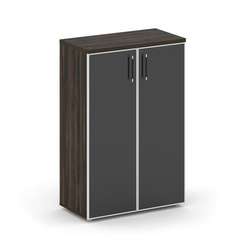 Shift Шкаф средний широкий SK.ST-2.4R black Дуб Мали/Стекло Black 800*420*1207