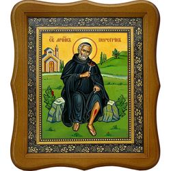 Перегрин Диррахийский мученик. Икона на холсте.