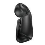 Черный мастурбатор с вибрацией SVibe Evo Snail Black CE-B