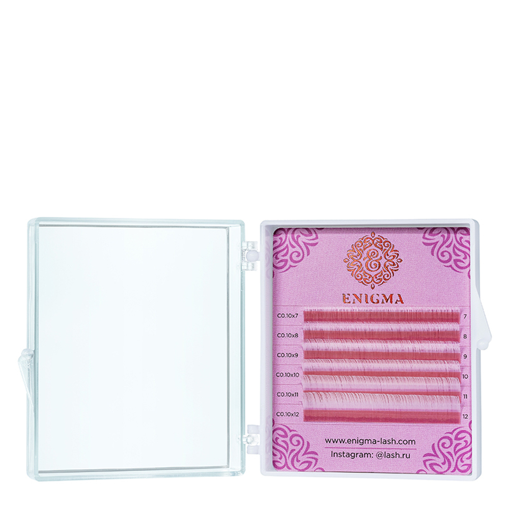 Белые White ресницы Enigma MIX - 6 линий