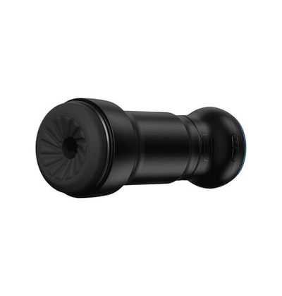Ченый мастурбатор с интерактивная насадкой PowerBlow & Feel Pocket Stroker (Цвет: черный)