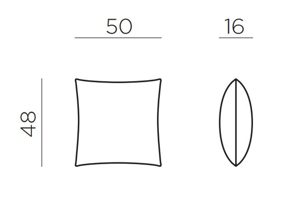 Подушка декоративная Nardi Passepartout, авокадо