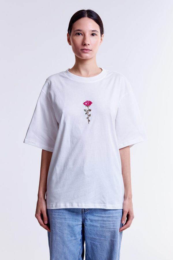 Футболка Роза Экрю - фото 2