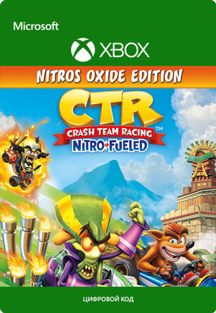 Crash Team Racing Nitro-Fueled - издание "Nitros Oxide" (Xbox One/Series S/X, полностью на английском языке)[Цифровой код доступа, возможна активация в регион РФ]