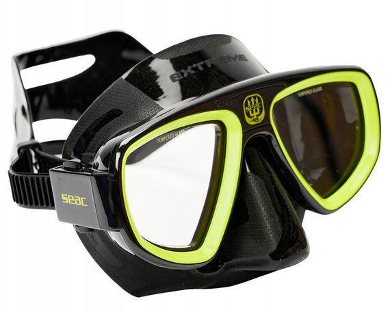 Маска Seac Extreme 50 черный/желтый