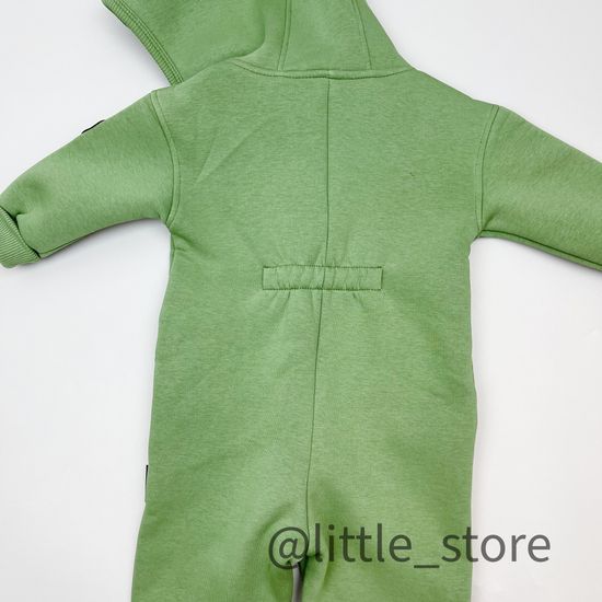 Комбинезон Bossa Nova из футера с начесом, Зеленый