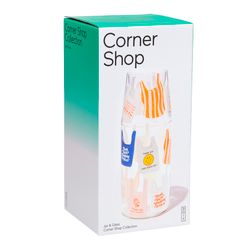 Набор из графина и стакана Corner Shop, Thank you Bag