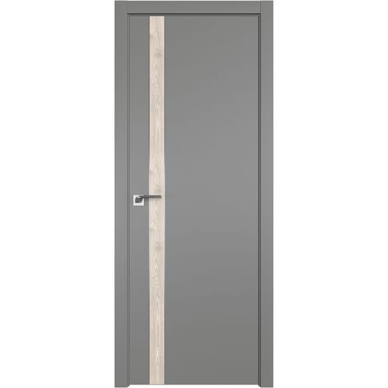 Межкомнатная дверь unilack Profil Doors 106E грей со вставкой