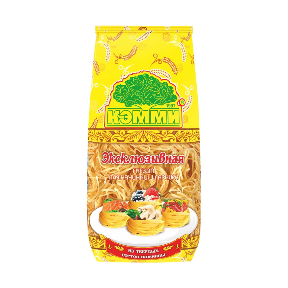 Макароны Кэмми Эксклюзивная Гнёзда №6 250 гр