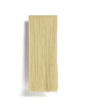 Плед Aderin желтый льняной 130 x 170 см