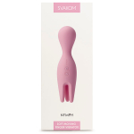Розовый универсальный вибратор 15,6см с подвижными щупальцами Svakom Vibrator Nymph S22