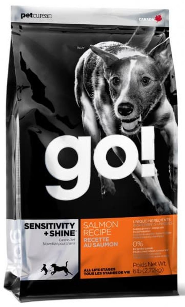 GO 11,35кг Корм для щенков и собак со свежим Лососем и Овсянкой (Sensitivity) GO 11,35кг Корм для щенков и собак со свежим Лососем и Овсянкой (Sensitivity)