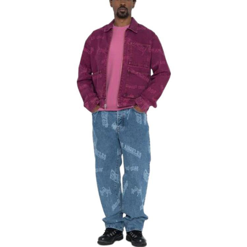 Куртки Stussy SS23 Worldwide Zip Work Jacket, 115700