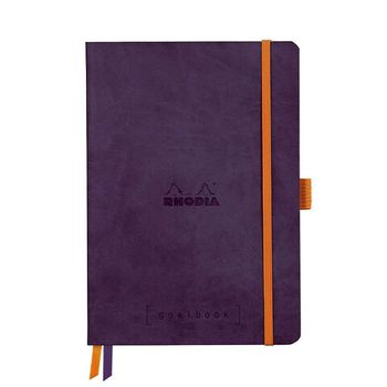 Записная книжка Rhodiarama Goalbook A5 в точку 90 гр Eggplant темно-фиолетовый (117825C)