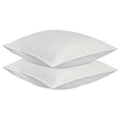 Набор наволочек из страйп-сатина из коллекции essential, 70х70 см