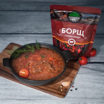 Готовое блюдо Борщ 300 г. (Кронидов) 4шт*300гр, 1,2кг