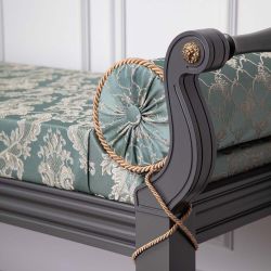 Банкетка Флоренция Серый Каледония Даймонд Минт