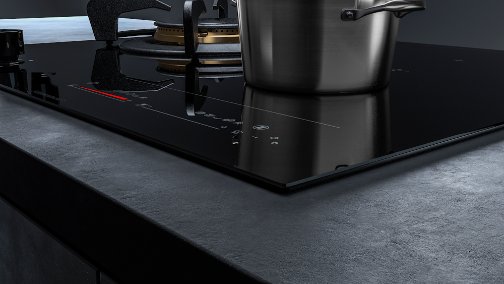 Газовая варочная панель с индукцией Kuppersbusch KIG 6850.0 SR-E5