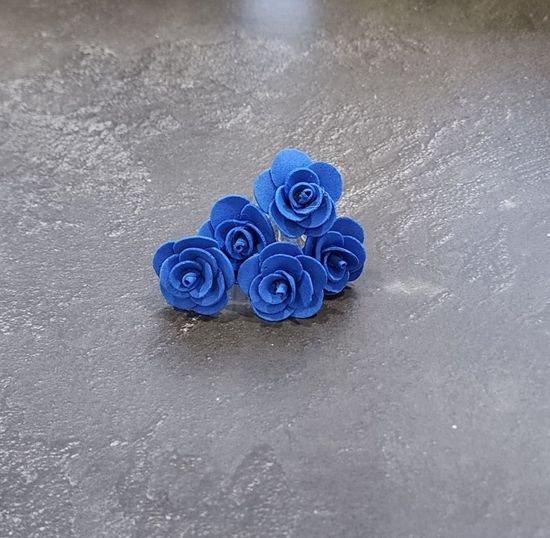 Набор шпилек "Розочки мини" латекс, 5 шт, белые