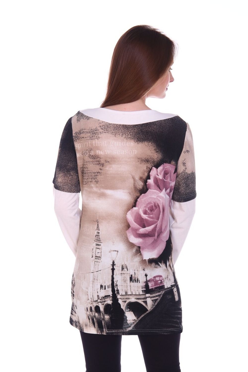 249 Туника "Сиреневая роза" SveTekst (Акция)