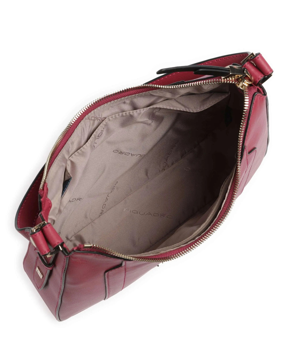 Сумка хобо средняя Piquadro Circle/Rosso