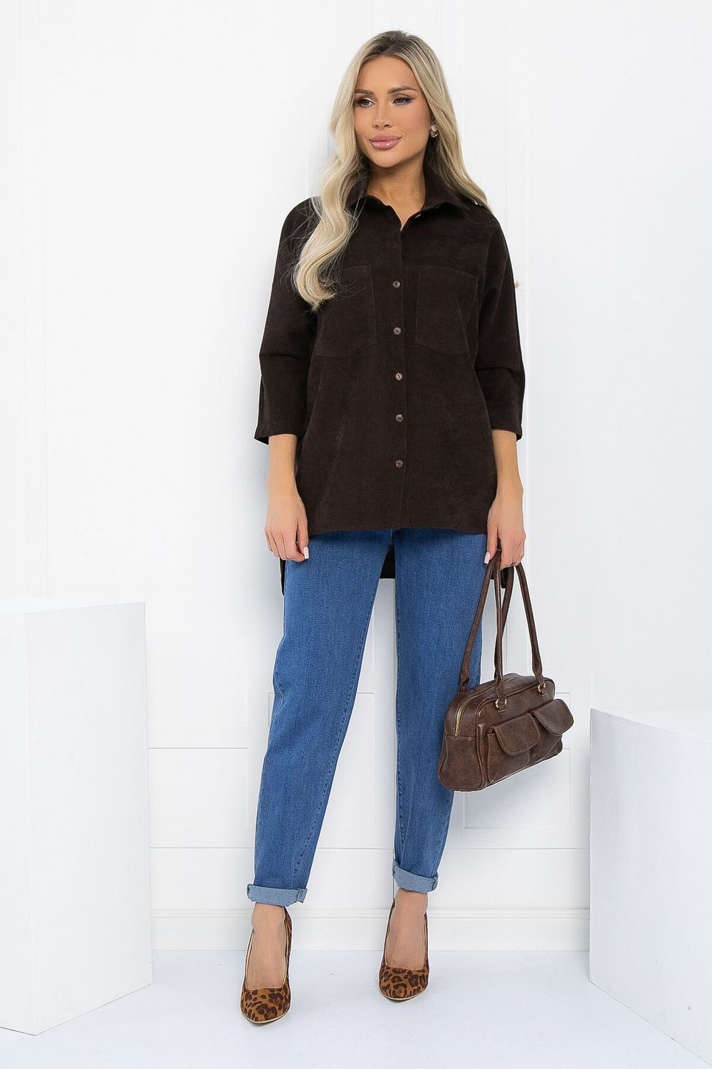 Рубашка Маринара (шоколад) Б12918-10М LT Collection