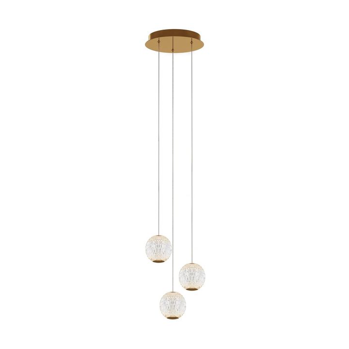 Подвесная светодиодная люстра Maytoni Sapphire MOD293PL-L18BS3K