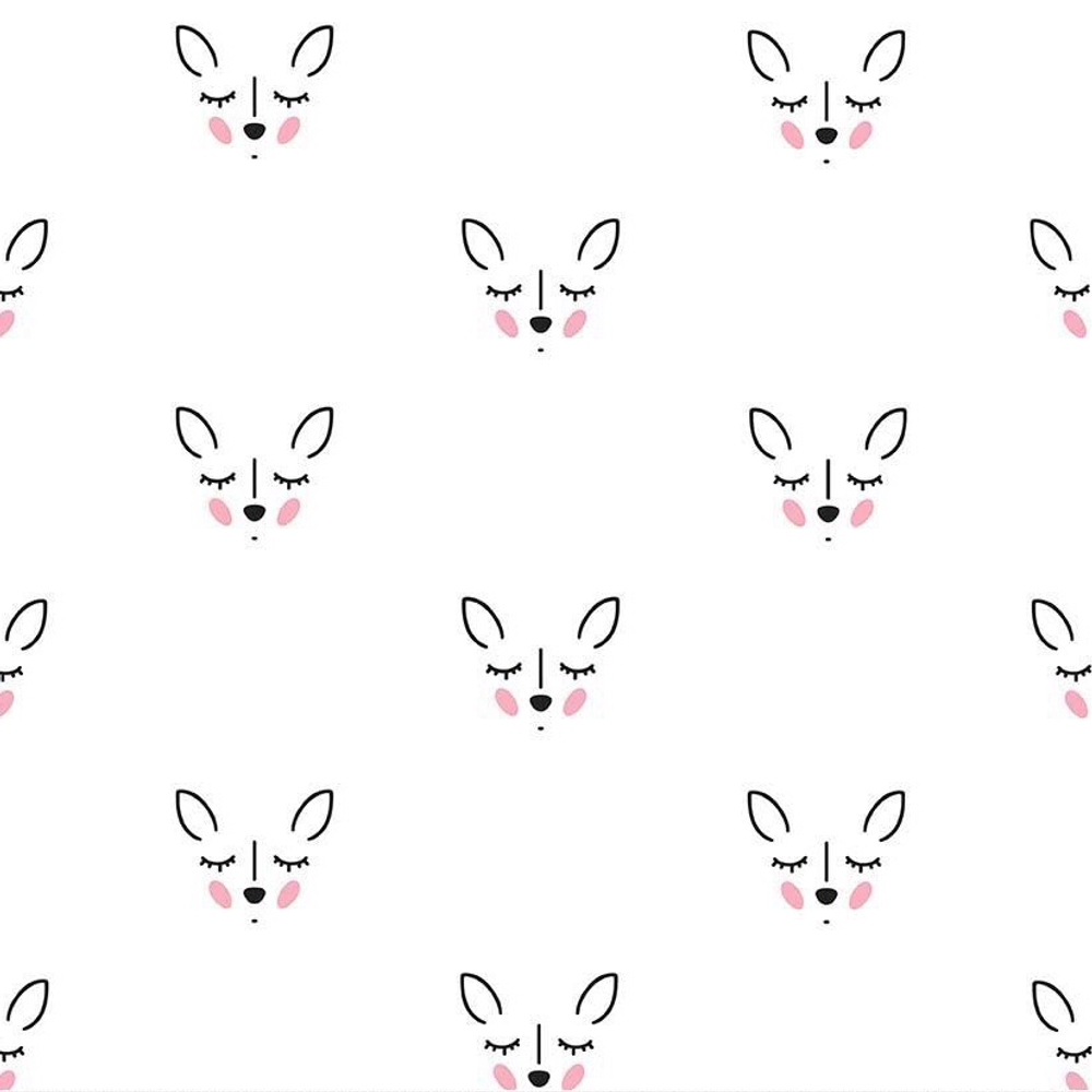 Муслиновая пеленка Deer (white)