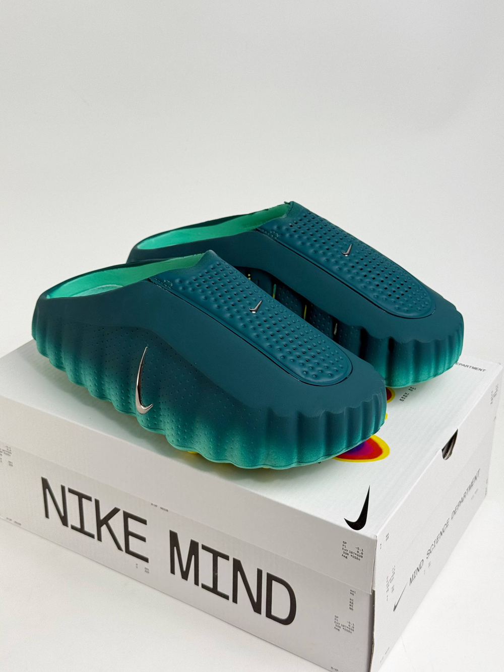 Тапочки Nike Mind 001 #B294 (зел.)