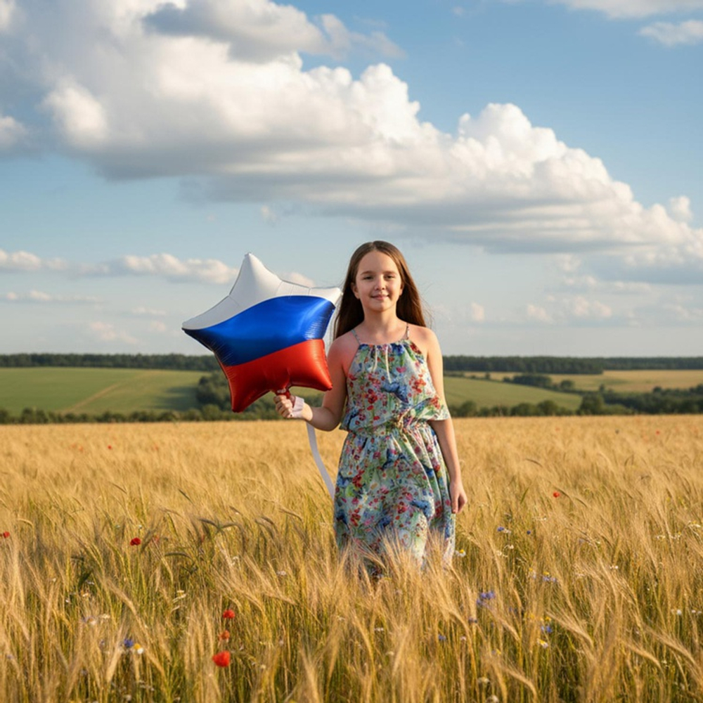 Триколор Звезда (18"/46см)