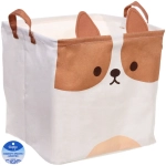 Корзина для хранения с ручками «ФРАТТИ БУМ», принт корги, 33*33*33см (лейбл Селфи)✦