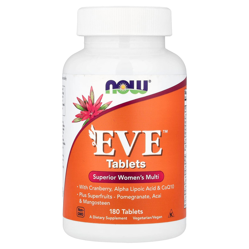 NOW Foods, EVE™, превосходные мультивитамины для женщин, 180 таблеток