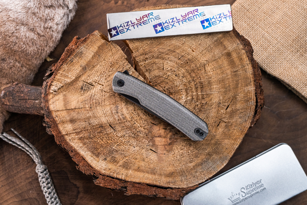 Нож SENCUT Scitus сталь D2 рукоять Dark Green Canvas Micarta