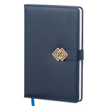 Ежедневник Basir, формат А5, материал-кожезаменитель, синий цвет, 116 листов, размер 14,5*21 см